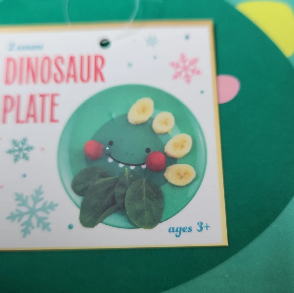 Dinosaur Melamine Plates - Set Of 8 - Green - Target